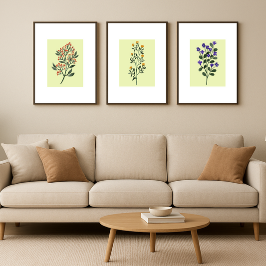 FLORAL PRINTABLE SET OF 3