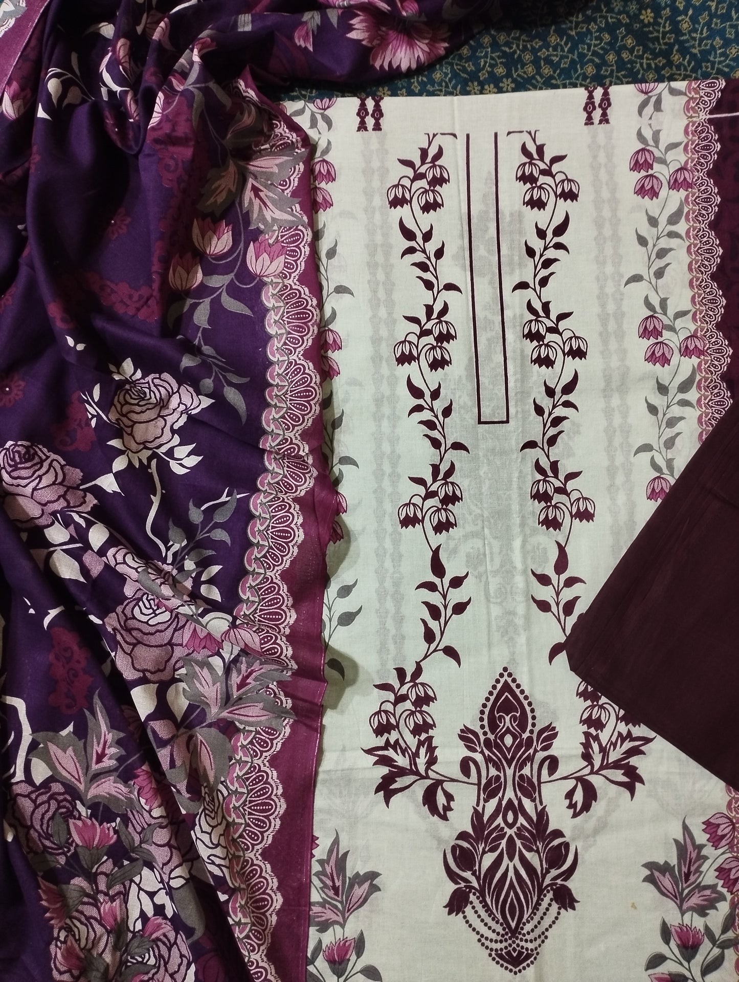 Cotton Printed Three Piece 04