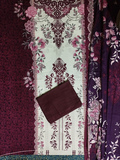 Cotton Printed Three Piece 04