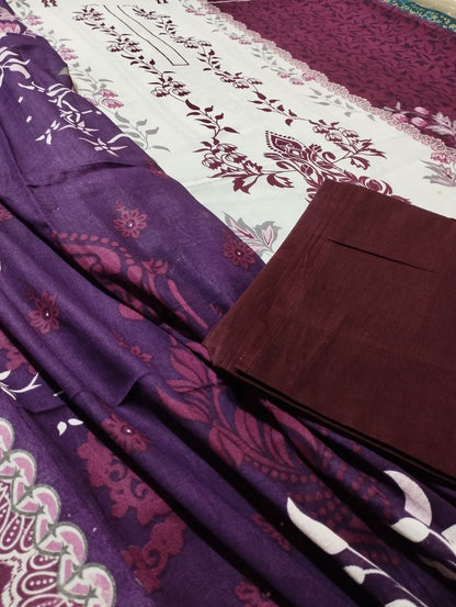 Cotton Printed Three Piece 04
