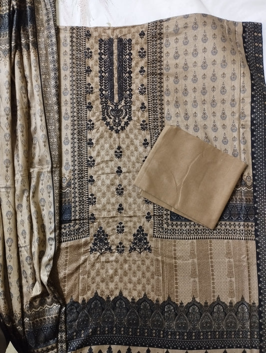 Luxury Printed Three Piece