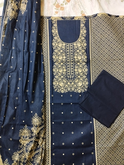 Premium luxury printed three piece
