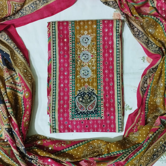 Karchupi Printed Three Piece