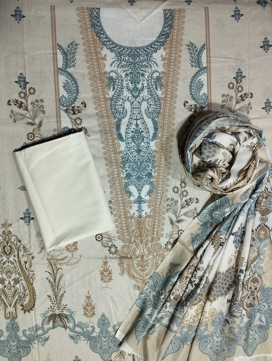 Cotton Printed Three Piece 03
