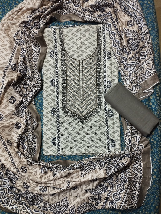 Cotton Printed Three Piece 01