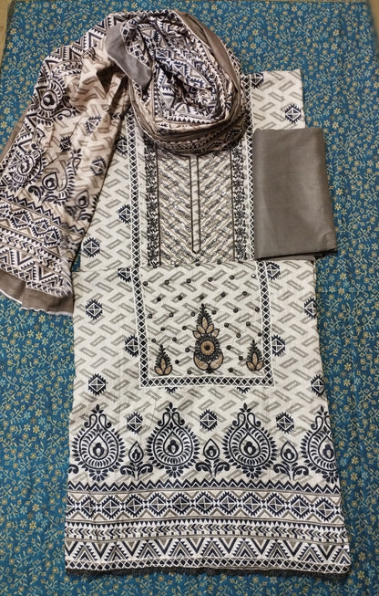Cotton Printed Three Piece 01